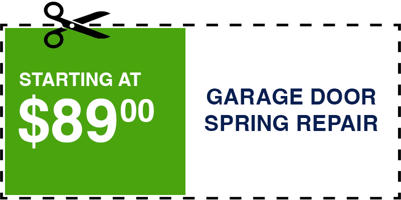 89 garage door SPRING repair